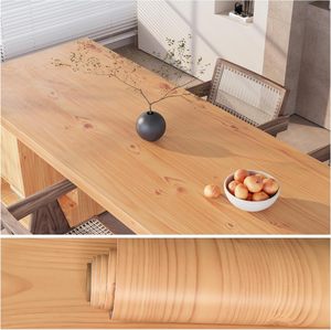Rouleaux de papier peint 3D ORON en PVC, autocollants muraux texturés imitation bois, revêtement adhésif pour décoration intérieure de chambre à coucher - Product Image 3