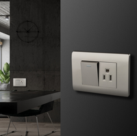 Cadre de prise murale électrique LAPU standard US 118*72mm 110V 240V DIY – Différents modules d'interrupteurs et de prises