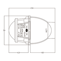 Accessoires d'éclairage pour moto, phare haute performance 55W, faisceau de croisement/3W, feu de position avec ampoule