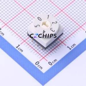 MER-06 Rotary Encoder Switch Through hole Component (THT) Switch 6 True Code - Product Image 1