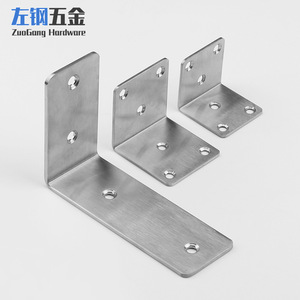 Support d'angle en acier inoxydable ZuoGong, 90 degrés, épaissi, pour étagères et meubles - Product Image 3