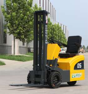 מלגזה חשמלית חדשה של Hongqian דגם 2023, סוללת עופרת-חומצה, הנעה אחורית, אורך מזלג 750 מ', צמיגים מלאים, מיוצר בהביי, סין - Product Image 6