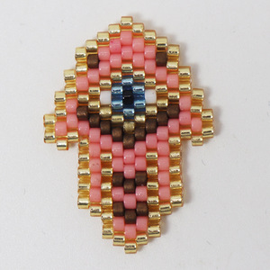 E423 México <span class=keywords><strong>mexicano</strong></span> colgante ojo de la suerte Miyuki cuenta encantos accesorios joyería hecha a mano pendientes - Product Image 5