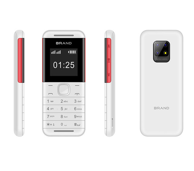 4G Seniors Dual SIM Mobile Phone with 1.77inch TFT Display Camera French/Spanish/German Languages