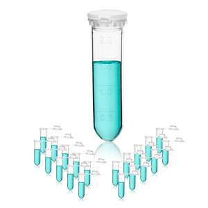 2 मिली राउंड-बॉटम सेंट्रीफ्यूज ट्यूब स्नैप कैप प्लास्टिक शेंगेटियन ब्रांड 3 साल की वारंटी 500 टुकड़ों/बैग प्रयोगशाला उपयोग - Product Image 2