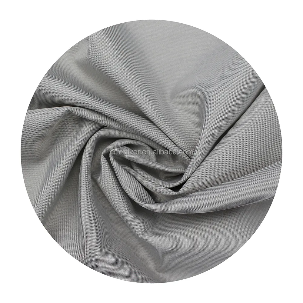ESD заземление анти радиационный Серебряный волокно Ткань проводящий защитный материал для одежды