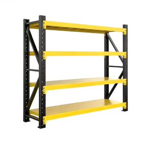 Estantes מתכת מחסן פלדה מתכווננת תצוגה לעמוד מחסן תעשייתי מדפי אחסון תעשייתי סופרמרקט ברזל מוסך מדפי אחסון - Product Image 3