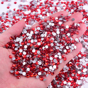 बोबोबोहोओ हॉट बिक्री लाल क्रिस्टल श्रृंखला फ्लैबैक ढीले गैंडे नाखून डिय कपड़ों के लिए गैर गर्म-फिक्स गैंडे - Product Image 3