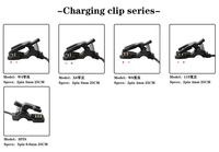 Clip de charge pour montre connectée, câble de type 2 broches 3 mm 4 mm gainé de PVC, 25 cm, chargeur de bracelet intelligent avec accessoires