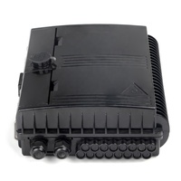 16 Çekirdekli ODP Fiber Optik Dağıtım Kutusu IP65 Dış Mekan Duvara Monte NAP FTB FAT PLC Splitter SC GPRS TCP