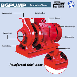 Pompa Antincendio ad Alta Pressione con Motore Elettrico da 10 Hp, 18HP, 20HP e Sistema Jockey Alimentato da Motore Diesel - Product Image 2