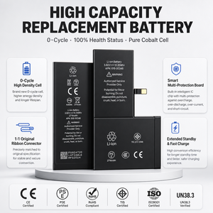 Batteria di Ricambio Ricaricabile agli Ioni di Litio per Riparazione <span class=keywords><strong>iPhone</strong></span> 4 5 6 7 8 9 X XR XS 11 12 <span class=keywords><strong>13</strong></span> 14 15 16 Pro Max - Product Image 2