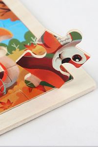 Rompecabezas de Madera con Diseño de Panda de Dibujos Animados para Bebés, Divertido, Ideal como Regalo, Juguete Educativo para el Reconocimiento de Colores - Product Image 3