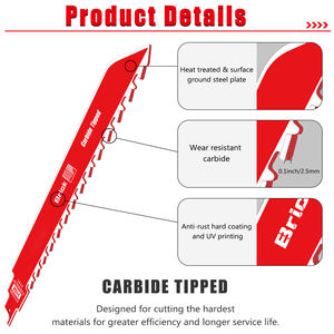 9 pouces 2 TPI dents en carbure pointe coupe Recip lame de scie démolition maçonnerie lame de scie universelle brique coupe lame de scie - Product Image 3