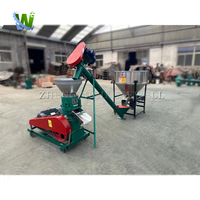 Petite volaille poisson poulet vache mini granulateur granulés traitement faisant la machine de granulés d'aliments pour animaux