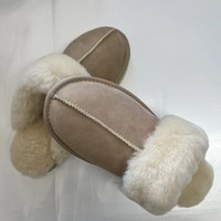 Chaussons en cuir de mouton australien double face, bottes d'hiver chaudes en laine de haute qualité, prix bas, fabrication d'usine, échantillon disponible
