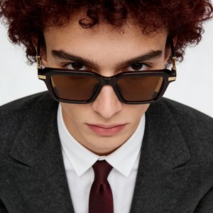 Nouvelles Lunettes de <span class=keywords><strong>Soleil</strong></span> Carrées Tendance 2026 Style Européen et Américain pour Hommes – Protection UV400, Monture Complète Rétro, Personnalisées et Idéales pour l'Extérieur - Product Image 1