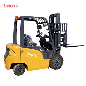 מלגזה חשמלית סיטונאית 1-<span class=keywords><strong>3</strong></span>.5 טון עם סוללת עופרת-חומצה, צמיגים פנאומטיים, הנעה כפולה (AWD) ומערכת הזזה הידראולית צידית לשימוש פנימי - Product Image 3