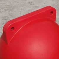 Boya Industrial Roja OEM PE de 800 mm con Doble Orificio, Anticorrosiva, Esférica, para Defensa de Hombres de Puerto y Contención de Derrames