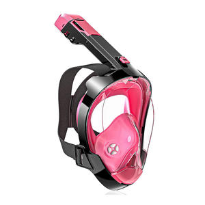 หน้ากากดำน้ำสำหรับผู้ใหญ่หน้ากากดำน้ำแบบเต็มหน้าสำหรับดำน้ำดูปะการังทรงสี่เหลี่ยมมีหลายสี - Product Image 3