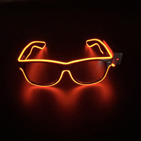 Lunettes LED Lumineuses Transparentes Néon Sans Fil pour Fêtes – Accessoires de Mode Amusants