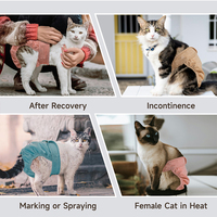 Échantillon de couche pour animaux de compagnie personnalisé bon prix couches pour chats couches pour chiens couches lavables réutilisables pour chien chat