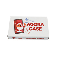Caja de Cartón Blanca al por Mayor con Diseño de Cámara Roja, Empaque Moderno para Fundas de Teléfono, Rollos de Película y Accesorios
