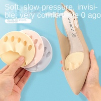 Qing Xin – Semelles intérieures invisibles pour talons hauts de ballet, 2 pièces, coussinets pour l'avant-pied, antidérapants, absorbant les chocs, en gel, pour femmes