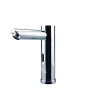 Nouveau robinet automatique sans contact en acier inoxydable, contemporain et économe en énergie, à montage sur plan, pour lavabo, salle de bain et chambre à coucher