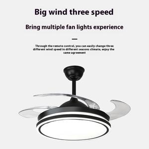 Grand ventilateur de plafond moderne tout en cuivre avec télécommande à LED pour la maison, le salon et la chambre à coucher directement à l'usine de Zhongshan - Product Image 3