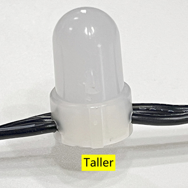 SCOTT Taller P24 New 50-Pixel LED Nodes Fit Coro Black 18awg 12V Smart RGB LED Light Strings Addressable Xconnect IP68