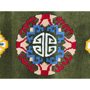 พรมเปอร์เซียแฮริซบิซาร์ดถักมือ ขนสัตว์ สีพื้น ทอแบบแฮนด์ทัฟท์ กันลื่น ขนาดสั่งทำได้ สำหรับใช้ในบ้าน - Product Image 4