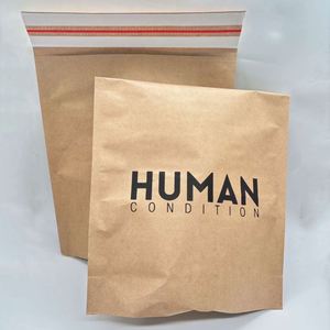 Bolsa de Correo Kraft con Logotipo Personalizado, Bolsa de Correo de Papel Biodegradable para Ropa, Bolsa de Poliéster para Envíos, Tamaños S, M, L - Product Image 1