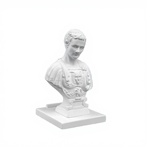 Estatuilla de Resina Griega Personalizada de Julio César, Pintada a Mano, Soporte Artístico para Lápiz de Cejas, para Tocador u Oficina - Product Image 4