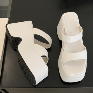 Nouvelles sandales décontractées d'été 2025 à bout ouvert, plateforme haute imperméable, talon compensé de 9 cm, confortables, antidérapantes, respirantes, haute qualité - Product Image 2