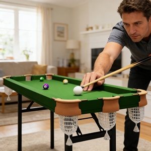 <span class=keywords><strong>Tavolo</strong></span> da Biliardo Professionale 3ft con Piano in Ardesia di Precisione per Club, Campionati e Partite Amatoriali - Product Image 3
