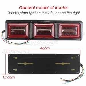 2 Piezas de Luces Traseras LED Dinámicas de 24V para Auto y Camión, Luz de Freno Trasera, Luz Estroboscópica Intermitente para Caravana, Remolque, Barco, Camión - Product Image 6