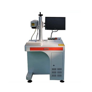 Machine <span class=keywords><strong>de</strong></span> marquage et <span class=keywords><strong>de</strong></span> gravure au laser à fibre pour marquer le logo <span class=keywords><strong>de</strong></span> la date <span class=keywords><strong>de</strong></span> production sur une plaque métallique - Product Image 2