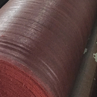GRS Tissu pour dos de tapis à usage intensif Tissu plastique tissé Tissu en feuille d'aluminium laminé PP Tissu polypropylène tissé en rouleau