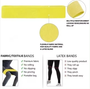 Bandas de Resistencia Cortas de Tela para Ejercicio Físico TOPKO, Mini Bandas de Resistencia - Product Image 6