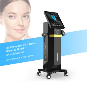 2023 Emrf Neck Forehead Face Lift Beauty Device Em Rf Pe Face Sculpting Machine With Ems Attachments