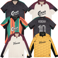 Camisetas de Fútbol Sublimadas Personalizadas, Transpirables, Cuello en V, Poliéster/Spandex, Camiseta para Hombre con Nombres y Logotipo Frontal Personalizados