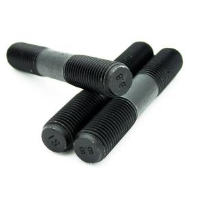M4-m100 de zinc noir en acier au carbone a193 b7 <span class=keywords><strong>a194</strong></span> <span class=keywords><strong>2H</strong></span> goujons à double extrémité goujon à tige filetée avec écrou - Product Image 2