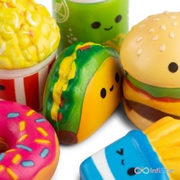 Jouet Squishy Surprise Boîte Mystère Doux à Remontée Lente Anti-Stress Sensoriel à Collectionner pour Enfants