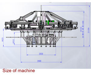 Équipement d'impression sérigraphique automatique pour <span class=keywords><strong>t</strong></span>-shirts, 8 couleurs, 18 stations, carrousel, machines sérigraphiques - Product Image 6