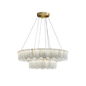 Lustre en Alabâtre au <span class=keywords><strong>Design</strong></span> Marbré Tendance, <span class=keywords><strong>Suspension</strong></span> <span class=keywords><strong>Luminaire</strong></span>, Lampe Suspendue, <span class=keywords><strong>Luminaire</strong></span> Pendentif - Product Image 6