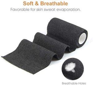 Bandages <span class=keywords><strong>auto</strong></span>-adhésifs non tissés pour pattes <span class=keywords><strong>de</strong></span> cheval, accessoires équestres, <span class=keywords><strong>bandage</strong></span> vétérinaire élastique cohésif pour chevaux - Product Image 5