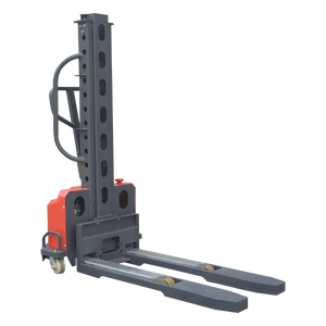 Apilador Autocargable, Elevador de Paletas Portátil, Descarga de 500 kg, Mini Apilador Eléctrico Ligero con Plataforma - Product Image 6