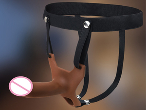 Vente en gros de sous-vêtements pour hommes gays, dildos creux à porter, strap-on, jouets sexuels lesbiens, strap-on en silicone avec ceinture - Product Image 3