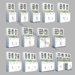 <span class=keywords><strong>Armoire</strong></span> de <span class=keywords><strong>pharmacie</strong></span> hospitalière en acier de 1500 mm, <span class=keywords><strong>armoire</strong></span> à médicaments à 4 tiroirs avec portes en verre, serrure de sécurité et nettoyage facile - Product Image 3